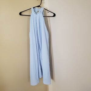 Alya Swing Halter Button Neck Swing Slip Dress